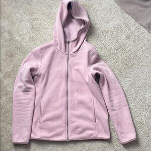 Fleece lined full zip hoodie